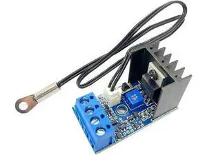 DC 12V 1A Automatic Temperature Controlled Fan Speed Controller with Sensor, Supports 2/3/4 Wire PC CPU & Case Fans DC 12V 1A Automatic Temperature Controlled Fan Speed Controller with Sensor, Supports 2/3/4 Wire PC CPU & Case Fans