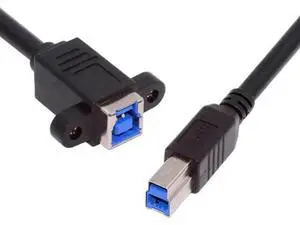 30cm USB 3.0 Type-B Male to Female Extension Cable, 5Gbps High Speed Cord for SSD, Hard Disk and Camera 30cm USB 3.0 Type-B Male to Female Extension Cable, 5Gbps High Speed Cord for SSD, Hard Disk and Camera