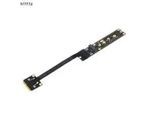 1 pcs Mini PCI-E Male To Key M Female Adapter Cable Mini PCI-Express to NVME NGFF M.2 Key M Riser Converter for PCI-E Tester Extender 1 pcs Mini PCI-E Male To Key M Female Adapter Cable Mini PCI-Express to NVME NGFF M.2 Key M Riser Converter for PCI-E Tester Extender