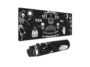 Gothic Skull Mouse Pad Extended Large Gaming Mouse Pad XL Stitched Edges for Gamer Home Office 31.5 X 11.8 Inch Gothic Skull Mouse Pad Extended Large Gaming Mouse Pad XL Stitched Edges for Gamer Home Office 31.5 X 11.8 Inch