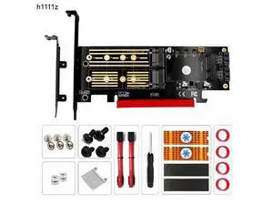 M.2 NVMe PCI Express 3.0 X16 Adapter PCIE to M2 Adapter M Key B Key mSATA 3in1 NVME AHCI M.2 NGFF SSD mSATA Converter Riser Card M.2 NVMe PCI Express 3.0 X16 Adapter PCIE to M2 Adapter M Key B Key mSATA 3in1 NVME AHCI M.2 NGFF SSD mSATA Converter Riser Card
