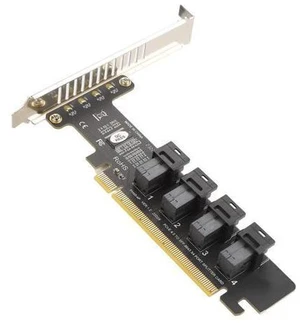 U.2 PCIE Expansion Card, PCIE to U.2 Adapter Card, PCIE X16 to 4 Port U.2 NVME SFF-8643/8639 Expansion Cards with LED Indicator PCIE 4.0 Card PH49-4P U.2 PCIE Expansion Card, PCIE to U.2 Adapter Card, PCIE X16 to 4 Port U.2 NVME SFF-8643/8639 Expansion Cards with LED Indicator PCIE 4.0 Card PH49-4P