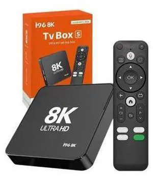 i96 8K TV Box Dual WiFi, Bluetooth, 1GB+8GB, 4K Output, Android, Smart Media Player, Cross-Border TV Box i96 8K TV Box Dual WiFi, Bluetooth, 1GB+8GB, 4K Output, Android, Smart Media Player, Cross-Border TV Box