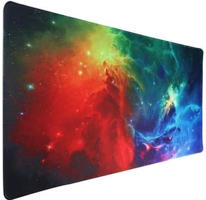 N/A Gaming Mouse Pad Extended Mouse Pad XXL Large Big Computer Keyboard Mouse Mat Desk Pad with Non-Slip Base and Stitched Edge for Home Office Gaming Work 31.5x15.7x0.12inch Galaxy Print N/A Gaming Mouse Pad Extended Mouse Pad XXL Large Big Computer Keyboard Mouse Mat Desk Pad with Non-Slip Base and Stitched Edge for Home Office Gaming Work 31.5x15.7x0.12inch Galaxy Print