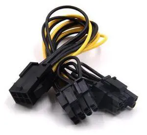 10pcs/lot 6 pin PCI Express to 2 x PCIe 8 (6+2) pin Motherboard Graphics Video Card PCI-e VGA Splitter Hub Power Cable 10pcs/lot 6 pin PCI Express to 2 x PCIe 8 (6+2) pin Motherboard Graphics Video Card PCI-e VGA Splitter Hub Power Cable