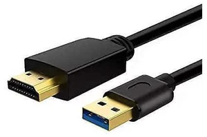 USB to HDMI Adapter Cable for Mac OS Windows 10/8/7/Vista/XP USB 3.0 to HDMI Male HD 1080P Monitor Display Audio Video Converter Cord 1.6FT USB to HDMI Adapter Cable for Mac OS Windows 10/8/7/Vista/XP USB 3.0 to HDMI Male HD 1080P Monitor Display Audio Video Converter Cord 1.6FT