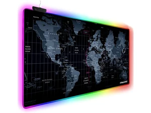 rnairni Extended RGB Gaming Mouse Pad, Extra Large Gaming Mouse Mat for Gamer, Waterproof Office Desktop Mat with 10 Lighting Mode, for PC Computer RGB Keyboard Mouse - 31.5'' x 15in x 4mm(Map) rnairni Extended RGB Gaming Mouse Pad, Extra Large Gaming Mouse Mat for Gamer, Waterproof Office Desktop Mat with 10 Lighting Mode, for PC Computer RGB Keyboard Mouse - 31.5'' x 15in x 4mm(Map)