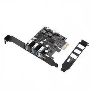 FOR PCIE to 3 ports USB3.0 converter 1 port USB3.1 Type-c PCI Express Expansion Card for Pro Fl1100 no need power supply FOR PCIE to 3 ports USB3.0 converter 1 port USB3.1 Type-c PCI Express Expansion Card for Pro Fl1100 no need power supply