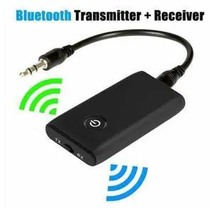 2 In 1 Wireless Bluetooth 5.0 Transmitter Receiver Chargable for TV PC Car Speaker 3.5mm AUX Hifi Music Audio Adapter 2 In 1 Wireless Bluetooth 5.0 Transmitter Receiver Chargable for TV PC Car Speaker 3.5mm AUX Hifi Music Audio Adapter