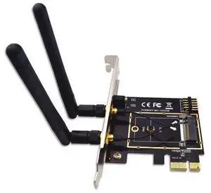 M.2 NGFF Key A A+E to Mini PCI-E Adapter Wireless WiFi Bluetooth Network Card Converter PCI-Express 1X M2 NGFF Support 2230 2242 M.2 NGFF Key A A+E to Mini PCI-E Adapter Wireless WiFi Bluetooth Network Card Converter PCI-Express 1X M2 NGFF Support 2230 2242
