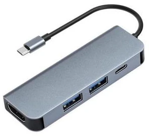 4 In 1 USB-C Hub Multifunctional Adapter with 4K HDMI-compatible2 USB 3.0 Ports Compatible for Laptops Macbook Pro Air 4 In 1 USB-C Hub Multifunctional Adapter with 4K HDMI-compatible2 USB 3.0 Ports Compatible for Laptops Macbook Pro Air