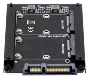 JBOD Raid0 Span Bridge to 2.5inch SATA Combo HDD Dual MSATA Mini-SATA SSD Card Disk Drive Enclosure JBOD Raid0 Span Bridge to 2.5inch SATA Combo HDD Dual MSATA Mini-SATA SSD Card Disk Drive Enclosure