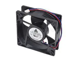 EFB1324SHE DC 24V 1.38A 3-wire 127x127x38mm Server Cooler Fan EFB1324SHE DC 24V 1.38A 3-wire 127x127x38mm Server Cooler Fan