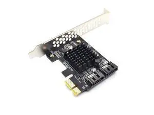 QINDIAN Add On Card Controller SATA 3 PCIE SATA3 PCIE/PCI-E SATA Card/Expansion/Multiplier PCI Express SATA Marvell 88SE9125 QINDIAN Add On Card Controller SATA 3 PCIE SATA3 PCIE/PCI-E SATA Card/Expansion/Multiplier PCI Express SATA Marvell 88SE9125
