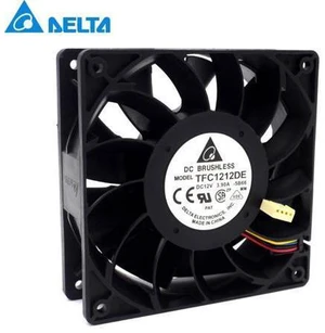 1pcs TFC1212DE 120mm DC 12V 3.9A 5200RPM 252CFM For Bitcoin Miner Powerful Server Case AXIAL cooling 1pcs TFC1212DE 120mm DC 12V 3.9A 5200RPM 252CFM For Bitcoin Miner Powerful Server Case AXIAL cooling
