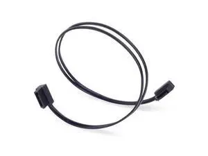 Silverstone Technology CP11B-300 300mm (11.8 in.) Ultra Thin 6Gb/s Lateral 90-Degree SATA Cable with Custom Low-Profile Connectors, SST-CP11B-300 Silverstone Technology CP11B-300 300mm (11.8 in.) Ultra Thin 6Gb/s Lateral 90-Degree SATA Cable with Custom Low-Profile Connectors, SST-CP11B-300