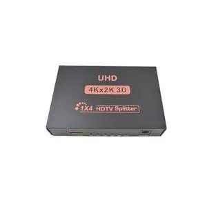 HDMI splitter with 4 outputs from 1 input for 4K multi-screen display 1 input to 4 outputs for HDTV distributor one output to four outputs for one-to-four converter HDMI splitter with 4 outputs from 1 input for 4K multi-screen display 1 input to 4 outputs for HDTV distributor one output to four outputs for one-to-four converter