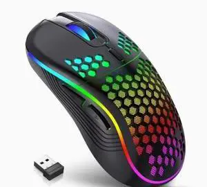 Wireless gaming mouse with RGB lighting is suitable for office and business wired e-sports mice with 7200 DPI Wireless gaming mouse with RGB lighting is suitable for office and business wired e-sports mice with 7200 DPI