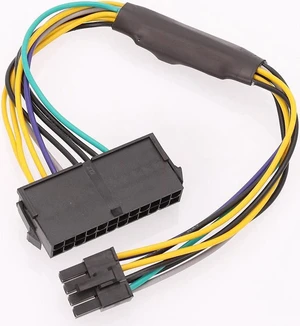 24 Pin to 8 Pin ATX PSU Power Adapter Cable Compatible with DELL Optiplex 3020 7020 9020 Precision T1700 12-inch(30cm) 24 Pin to 8 Pin ATX PSU Power Adapter Cable Compatible with DELL Optiplex 3020 7020 9020 Precision T1700 12-inch(30cm)