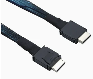 OCuLink SFF-8611 4i PCIe 4.0 x4 Data Cable 0.5M, High-Speed Server Cable for U.2/U.3 NVMe SSD, HBA/RAID Card & eGPU Dock OCuLink SFF-8611 4i PCIe 4.0 x4 Data Cable 0.5M, High-Speed Server Cable for U.2/U.3 NVMe SSD, HBA/RAID Card & eGPU Dock