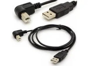 1.5M USB to Printer Adapter Cables 90 Degree USB 2.0 A Male to B Right Angle Plug Converter Lead 480Mbps High Speed Wireless Wired Adaptor Scanner Extension Cord (Right) 1.5M USB to Printer Adapter Cables 90 Degree USB 2.0 A Male to B Right Angle Plug Converter Lead 480Mbps High Speed Wireless Wired Adaptor Scanner Extension Cord (Right)