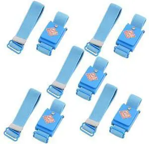 5 Pcs Blue Anti Static ESD Discharge Cordless Wrist Strap Band 5 Pcs Blue Anti Static ESD Discharge Cordless Wrist Strap Band