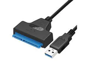 USB 3.0 to SATA III Adapter Cable with UASP SATA to USB Converter for 2.5" Hard Drives Disk HDD and Solid State Drives SSD USB 3.0 to SATA III Adapter Cable with UASP SATA to USB Converter for 2.5" Hard Drives Disk HDD and Solid State Drives SSD