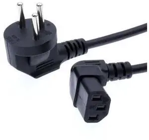1M Israel SI-32 3 pin Plug to C13 Female PDU Angle Power Cables,IEC C13 angle adapter,Power cord angle adapter (Up) 1M Israel SI-32 3 pin Plug to C13 Female PDU Angle Power Cables,IEC C13 angle adapter,Power cord angle adapter (Up)