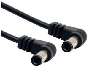 DC Power Cable DC Power 5.5 x 2.1mm / 2.5mm Male to 5.5 2.1/2.5mm Male Plug Cable Right Angled 90 Degree 60cm Power to DC Cable DC Power Cable DC Power 5.5 x 2.1mm / 2.5mm Male to 5.5 2.1/2.5mm Male Plug Cable Right Angled 90 Degree 60cm Power to DC Cable