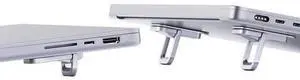 Hagibis Laptop Stand Adjustable Height for Desk, Portable Invisible Laptop Riser, Ergonomic Laptop Mount Keyboard Kickstand Aluminum Cooling Pad for MacBook Pro Air, 12-17 inch Tablet Laptop (Silver) Hagibis Laptop Stand Adjustable Height for Desk, Portable Invisible Laptop Riser, Ergonomic Laptop Mount Keyboard Kickstand Aluminum Cooling Pad for MacBook Pro Air, 12-17 inch Tablet Laptop (Silver)