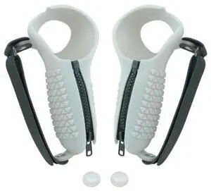 Anti-Throw Controller Shells Grips Rocker Caps for 4 VR Handle Protective Pouch VR Controller Sleeves Lightweight(White) Anti-Throw Controller Shells Grips Rocker Caps for 4 VR Handle Protective Pouch VR Controller Sleeves Lightweight(White)