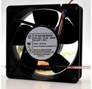 TYP 5214N 28HHI 27V 12738 temperature control fan inverter fan DC fan TYP 5214N 28HHI 27V 12738 temperature control fan inverter fan DC fan