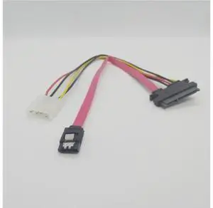 50CM SATA 22Pin 7+15 to eSATA IDE Power Interface Conversion Cable Computer Extender Cable HDD 4Pin Power Supply 50CM SATA 22Pin 7+15 to eSATA IDE Power Interface Conversion Cable Computer Extender Cable HDD 4Pin Power Supply