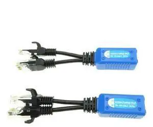 1pair RJ45 Splitter Combiner UPOE Cable, Two POE Camera Use One Net Cable POE Adapter Cable Connectors Passive Power Cable 1pair RJ45 Splitter Combiner UPOE Cable, Two POE Camera Use One Net Cable POE Adapter Cable Connectors Passive Power Cable