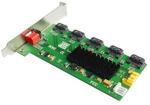 1:5 (5x1) Internal SATA II Port Multiplier (PM), Bracket Mounting, Easy Dip Switch RAID Configuration IO-JMB393-5IR Smart Raid 1:5 (5x1) Internal SATA II Port Multiplier (PM), Bracket Mounting, Easy Dip Switch RAID Configuration IO-JMB393-5IR Smart Raid
