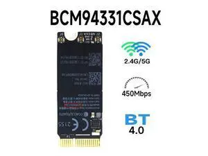 Broadcom Bcm94331csax Bcm94331csdax Bcm4331 Bluetooth Wireless Wifi Card Module 802.11 N for Laptop A1398 Broadcom Bcm94331csax Bcm94331csdax Bcm4331 Bluetooth Wireless Wifi Card Module 802.11 N for Laptop A1398