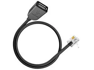 USB to Rj9 Female to Male, 4p4c 4-Pin Adapter, Compatible with Most Avaya Landline Phones (RJ9 Male to USB female30cm) USB to Rj9 Female to Male, 4p4c 4-Pin Adapter, Compatible with Most Avaya Landline Phones (RJ9 Male to USB female30cm)