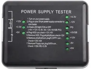 01 PC Power Supply Tester, LED Power Supply Tester for Computer for PC 01 PC Power Supply Tester, LED Power Supply Tester for Computer for PC