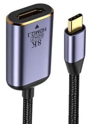 CY USB4 USB-C Type-C Source to Female HDMI 2.0 Cable Display 8K 60HZ UHD 4K HDMI Male Monitor CY USB4 USB-C Type-C Source to Female HDMI 2.0 Cable Display 8K 60HZ UHD 4K HDMI Male Monitor