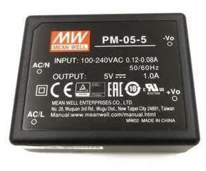 MW PM-05-5 5V 1A 5W Green Open Frame Single Output Switching Power Supply MW PM-05-5 5V 1A 5W Green Open Frame Single Output Switching Power Supply