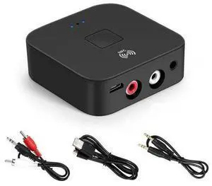 Bluetooth Receiver for Home Stereo RCA, 3.5mm AUX Wireless Audio Adapter for Home and Car Stereo System,NFC-Enabled Bluetooth Receiver for Home Stereo RCA, 3.5mm AUX Wireless Audio Adapter for Home and Car Stereo System,NFC-Enabled