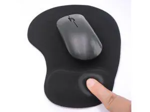 Ergonomic Mouse Pad with Wrist Rest, Gel Wrist Support Mousepad, Pain Relief Laptop Computer Mouse Pad, Non-Slip Mouse Pads for Office & Home (Black) Ergonomic Mouse Pad with Wrist Rest, Gel Wrist Support Mousepad, Pain Relief Laptop Computer Mouse Pad, Non-Slip Mouse Pads for Office & Home (Black)