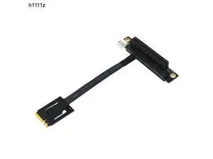 PCIE Riser 270 degree M.2 NGFF Dual Key A-E To PCI-E 8X Adapter Cable Converter 4P FDD Power Connector for PCI-E Tester Extender PCIE Riser 270 degree M.2 NGFF Dual Key A-E To PCI-E 8X Adapter Cable Converter 4P FDD Power Connector for PCI-E Tester Extender