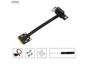 Add On Cards 270 Degree Mini PCIe To PCI-E 1X Adapter Cable Mini PCI Express to PCI-E X1 Riser 4Pin Power Connector for Extender Add On Cards 270 Degree Mini PCIe To PCI-E 1X Adapter Cable Mini PCI Express to PCI-E X1 Riser 4Pin Power Connector for Extender