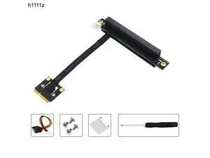 Add On Card 270 Degree Mini PCIe To PCI-E 16X Adapter Cable Riser Mini PCIE to PCI Express X16 4P Power for PCIE Tester Extender Add On Card 270 Degree Mini PCIe To PCI-E 16X Adapter Cable Riser Mini PCIE to PCI Express X16 4P Power for PCIE Tester Extender