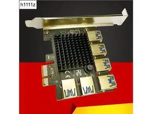 PCI Express Multiplier Adapter PCIE 1 to 6 USB 3.0 Extender PCI-E 1 to 6 Riser Card PCIE 1X to 16X Slot for Bitcoin Miner Mining PCI Express Multiplier Adapter PCIE 1 to 6 USB 3.0 Extender PCI-E 1 to 6 Riser Card PCIE 1X to 16X Slot for Bitcoin Miner Mining