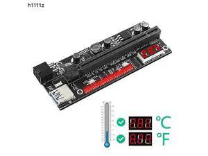 PCIE Riser for Video Card Graphic Card GPU 6P Power Supply Cabo Riser PCI Express X16 Adapter for Bitcoin Miner Antminer Mining PCIE Riser for Video Card Graphic Card GPU 6P Power Supply Cabo Riser PCI Express X16 Adapter for Bitcoin Miner Antminer Mining
