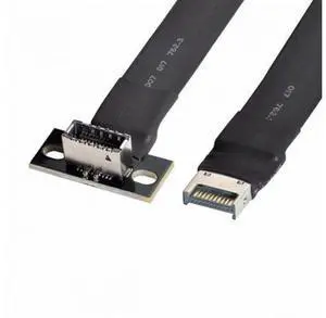 CY Cable USB 3.2 Type-E IDC 20Pin Front Panel Header Male to Female Extension Cable 20Gbps CY Cable USB 3.2 Type-E IDC 20Pin Front Panel Header Male to Female Extension Cable 20Gbps