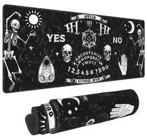 Gothic Skull Mouse Pad Extended Large Gaming Mouse Pad XL Stitched Edges for Gamer Home Office 31.5 X 11.8 Inch Gothic Skull Mouse Pad Extended Large Gaming Mouse Pad XL Stitched Edges for Gamer Home Office 31.5 X 11.8 Inch