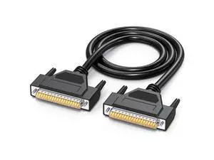 JUXINICE DB37 Cable Copper D-Sub 37 Pin Cord Shielded, D-Sub 37Pin Male to Male Cord 5FT, DB37 Extension Cable- Black 5' JUXINICE DB37 Cable Copper D-Sub 37 Pin Cord Shielded, D-Sub 37Pin Male to Male Cord 5FT, DB37 Extension Cable- Black 5'